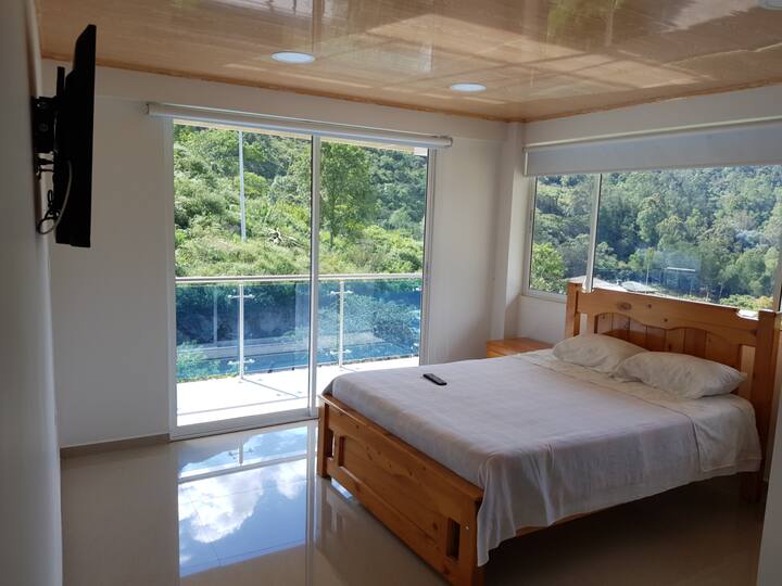 Bella Vista Hotel Bedroom 2 Choachí, Colombia Airbnb Airbnb