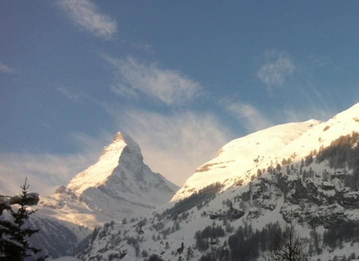 ZERMATT central view Matterhorn