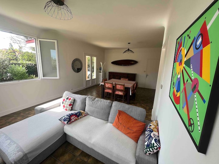Maison Familiale Et Grand Jardin En Plein Biarritz - Plage de la Côte des Basques (Biarritz)