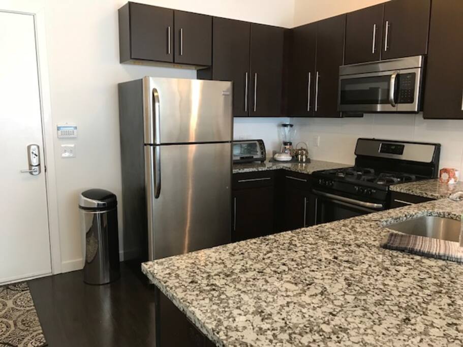 Modern kitchen with all new appliances