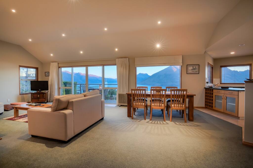 Spacious living and dining areas perfect for entertaining