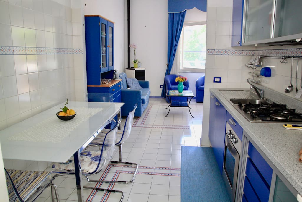 KITCHEN AND LIVING ROOM