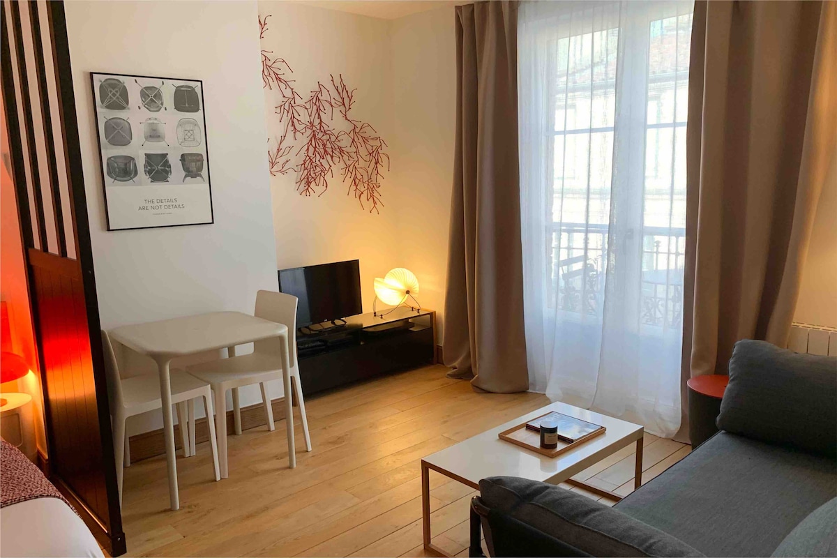 Annonce Airbnb populaire: Historic center, beautiful studio with balcony à Toulouse