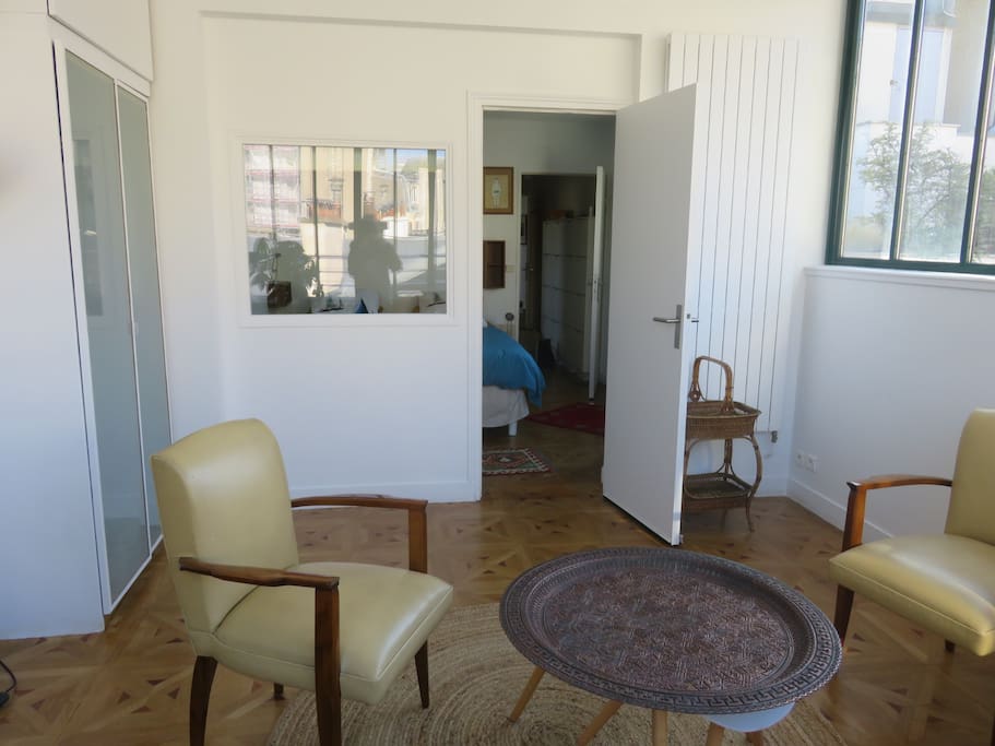 Veranda porte chambre
