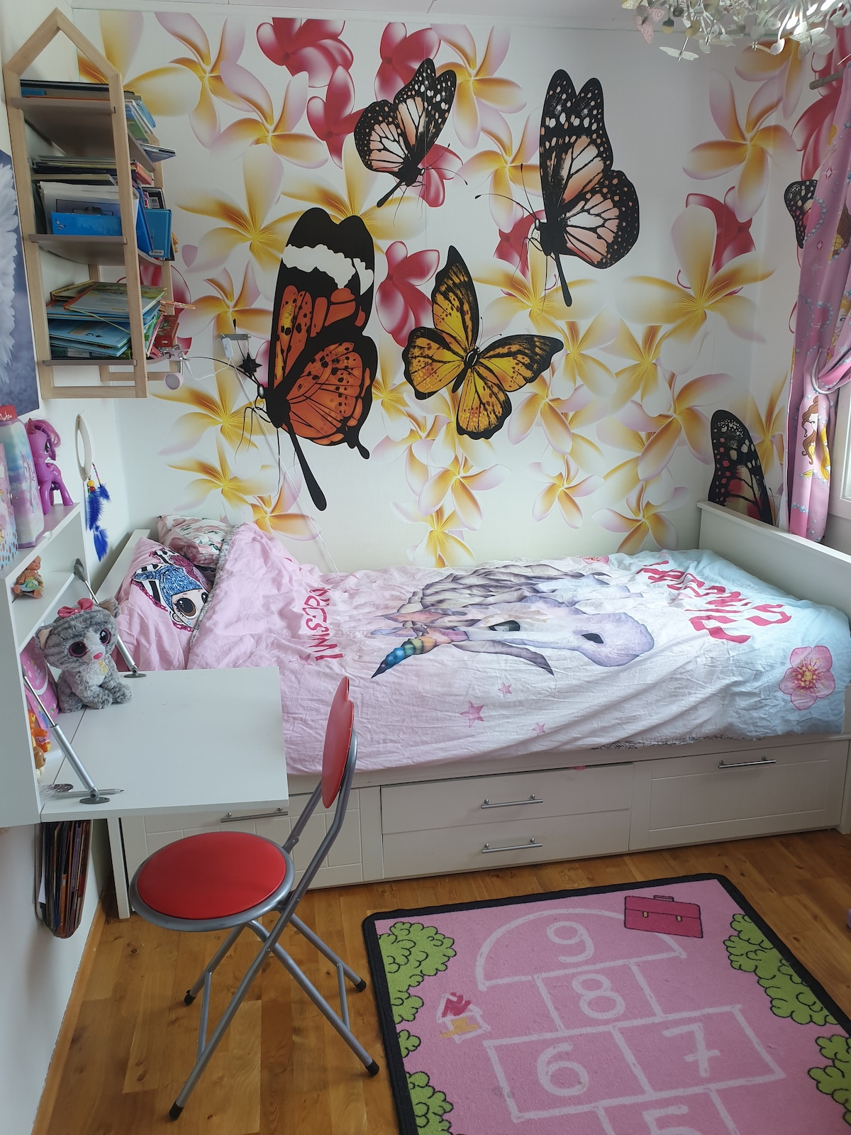 La plus petite chambre du rez-de-chaussée. 