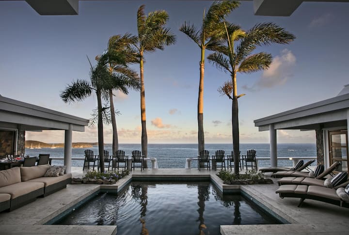 6br Panoramic Cliffside Villa, 2 Pools - Saint Thomas