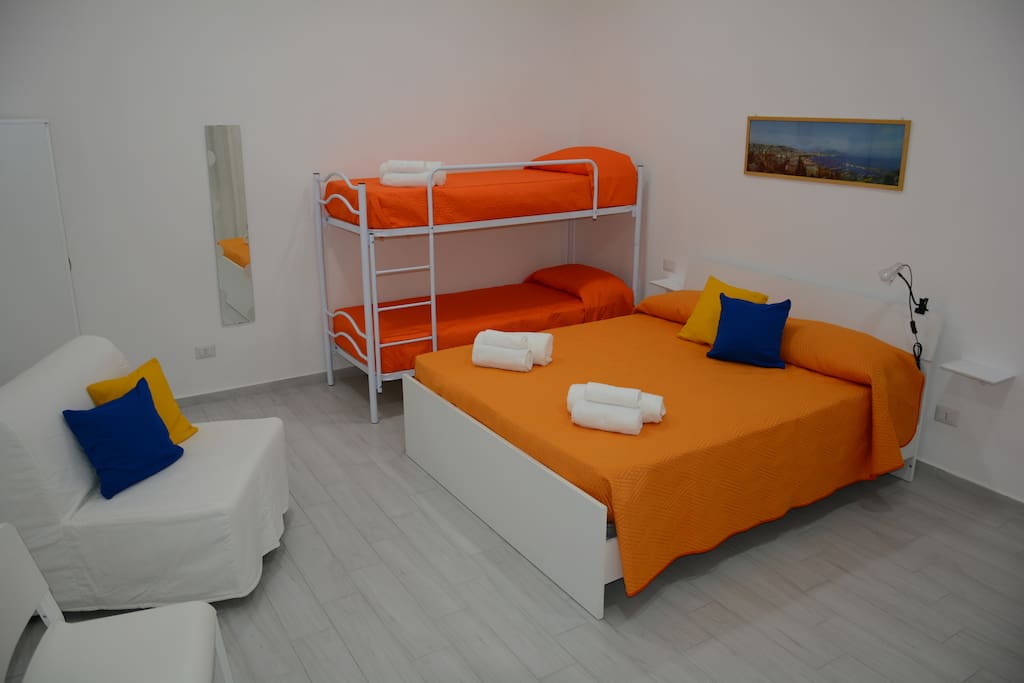 camera da letto fino a 5 posti letto