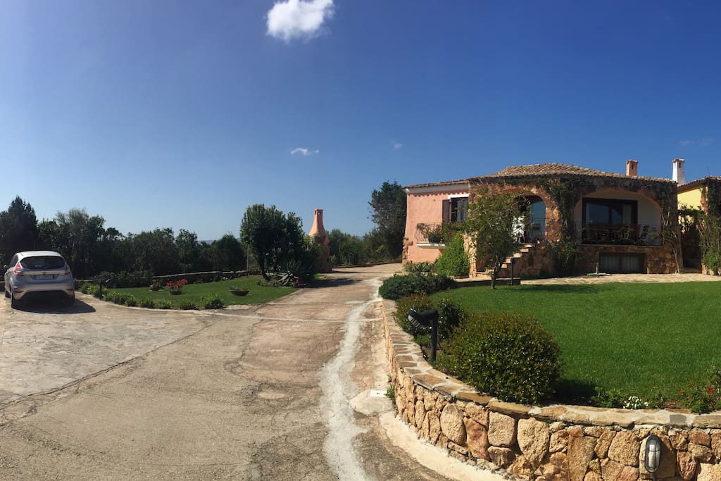 panoramica del giardino