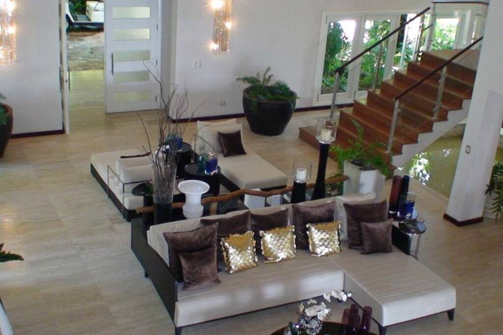 Entrance and Living Room