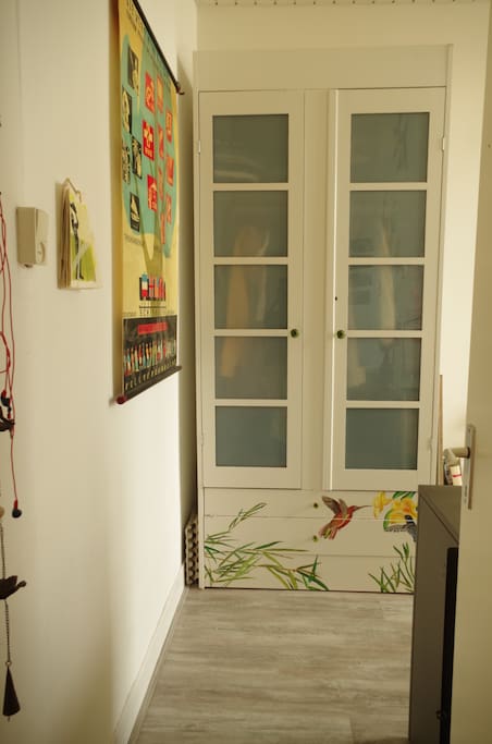 the wardrobe