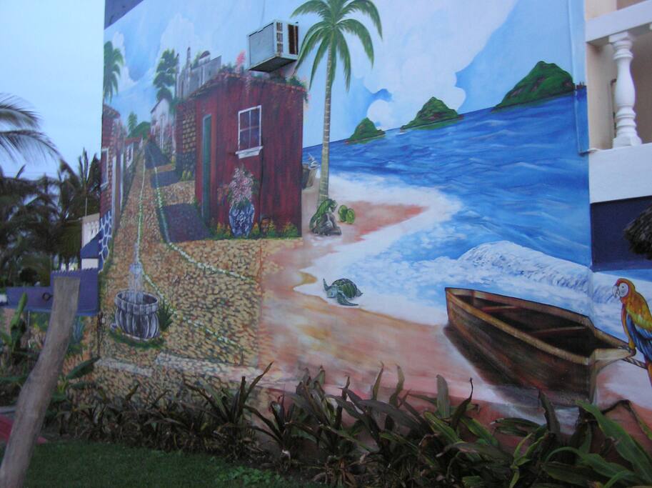 Deck mural
