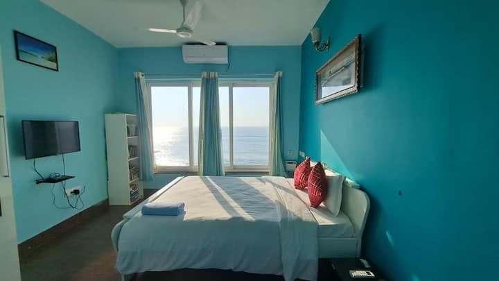 1 St étage chambre avec la plus belle vue sur la mer. 