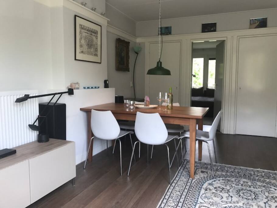 Dinner table in living room