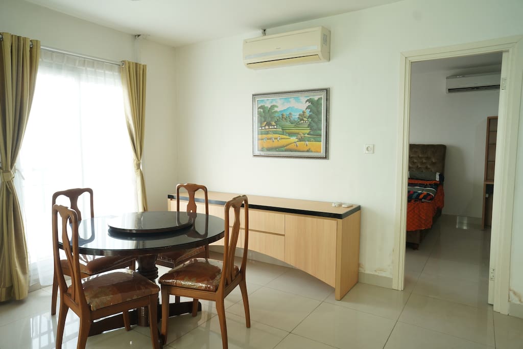 Dining area + master BR door