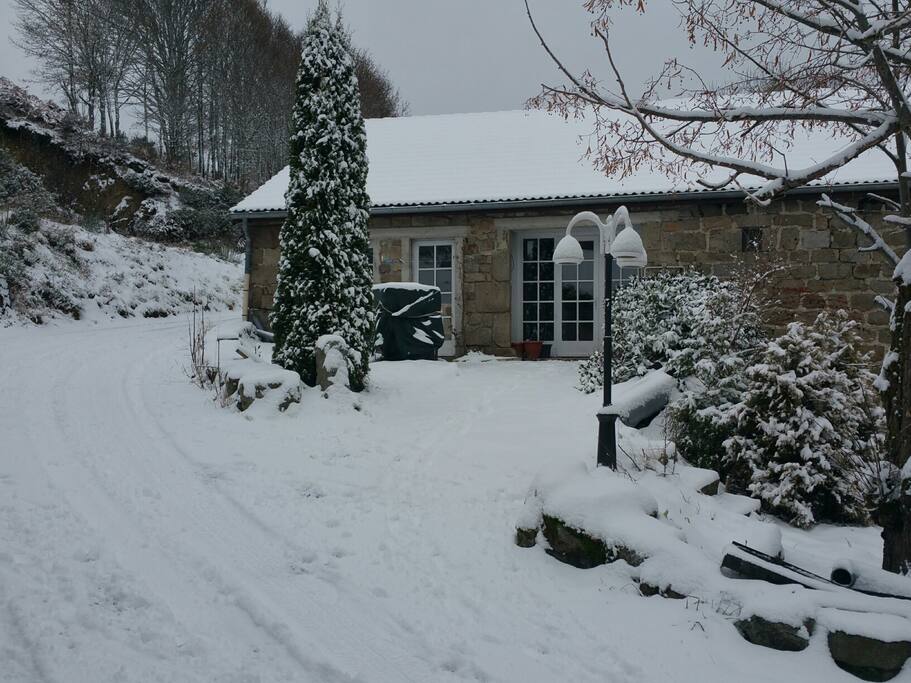l'Ancibé sous la neige