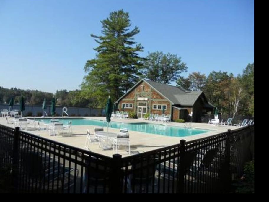 Adult pool and gym. There is also a kids pool.