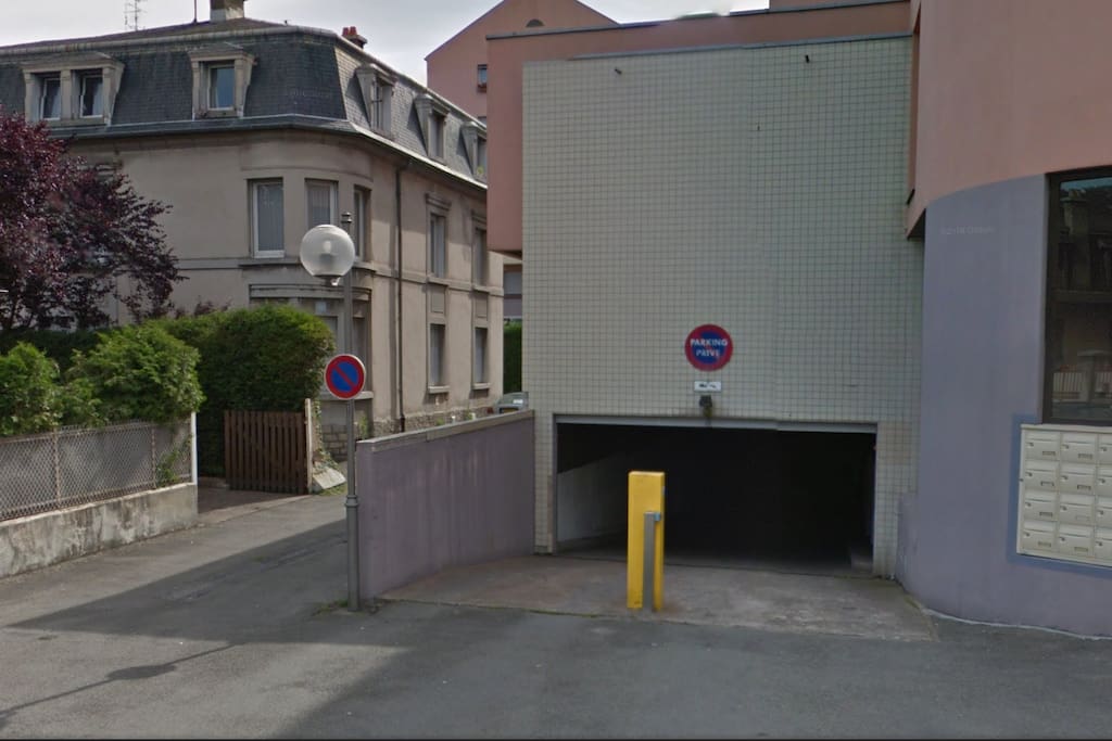 Parking souterrain privé