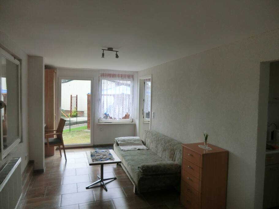 Wohnbereich mit Sofabett