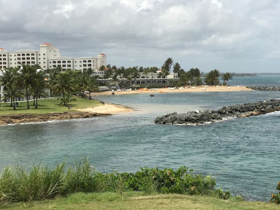 Beach view from the cliff - walking distances from the property.