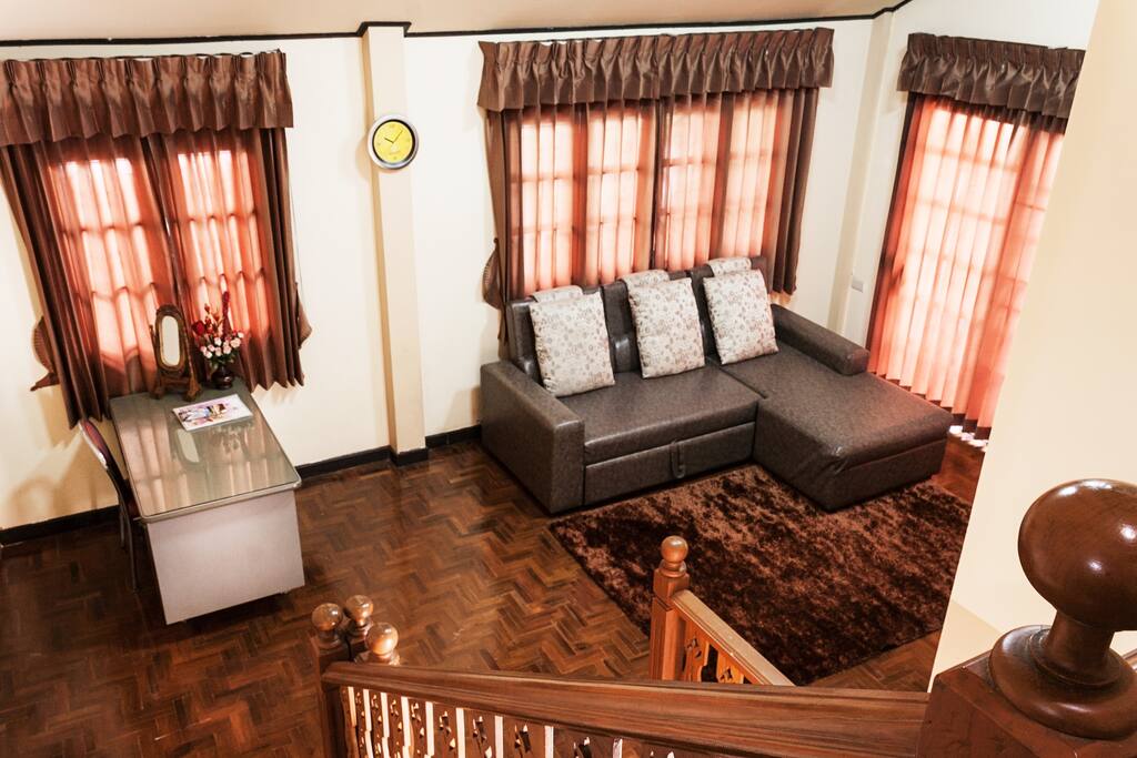Open Space with sofa bed, free wi-fi, working table, TV & small sound system