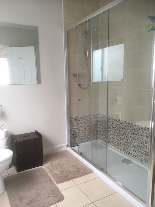 Your private en-suite with large, new walk-in shower
