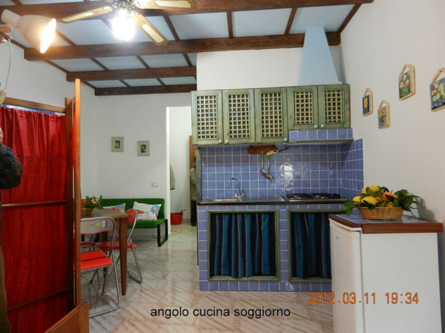 Monolocale: zona cucina