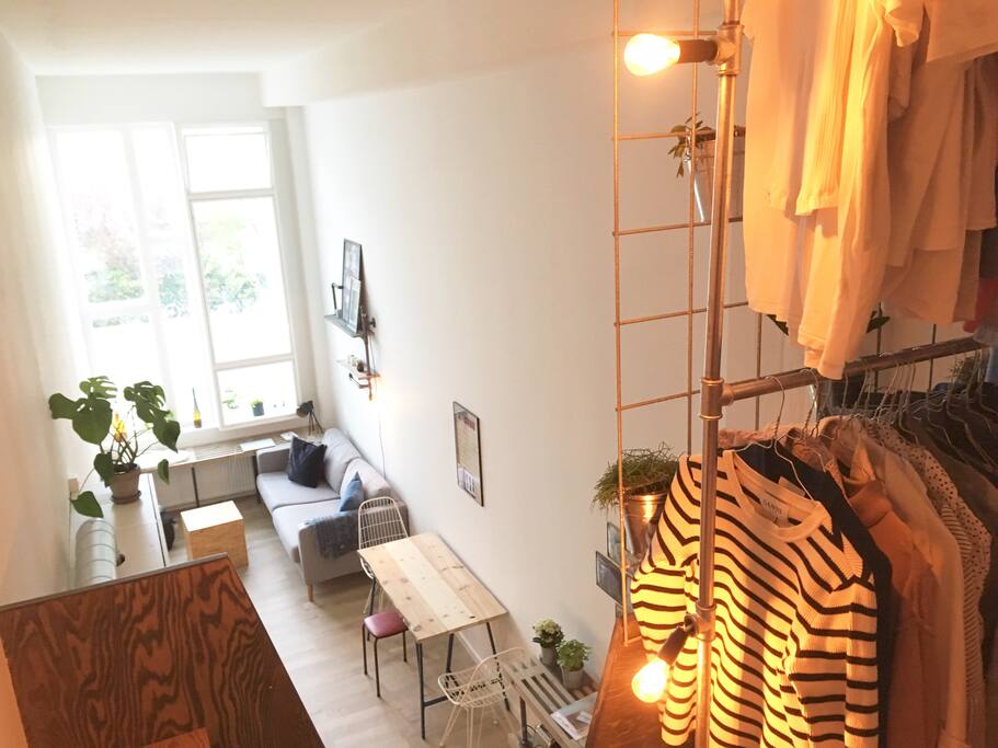 The bedroom view