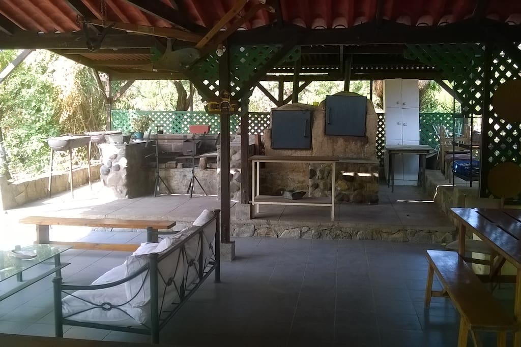 sector hornos de barro y parrilla