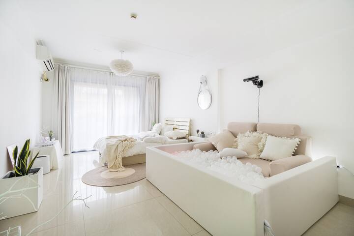 【双子座】近福田 、皇岗口岸|kkmall万象城|东门老街|ins风|波波池|巨幕投影仪