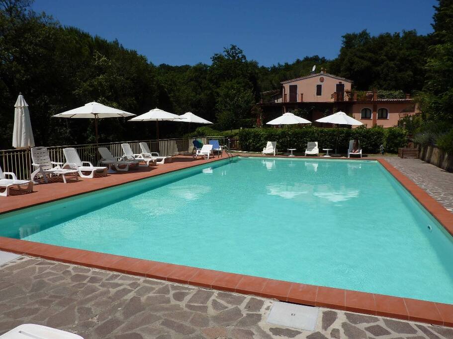 The Private Pool shared between the few other owners of houses in the park