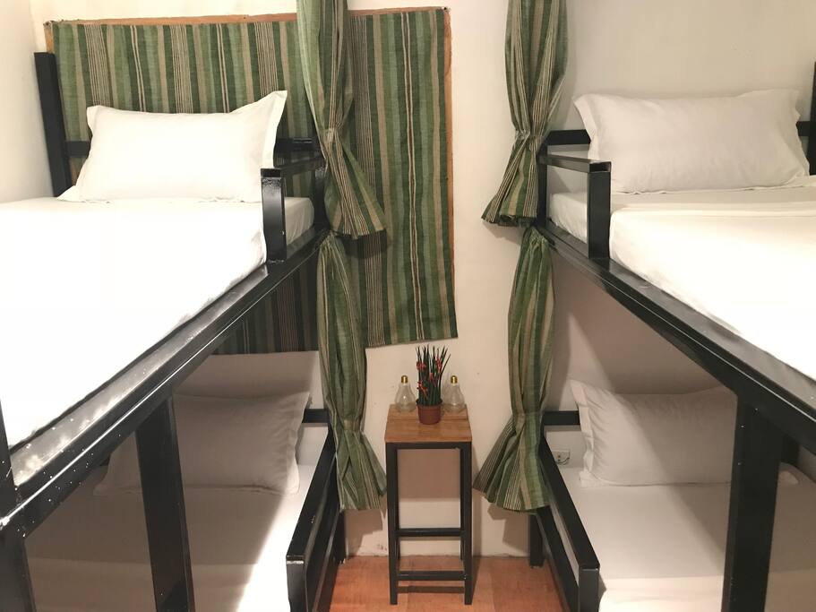 bed in 6 bed dorm room (Php 900/person/night/bed)