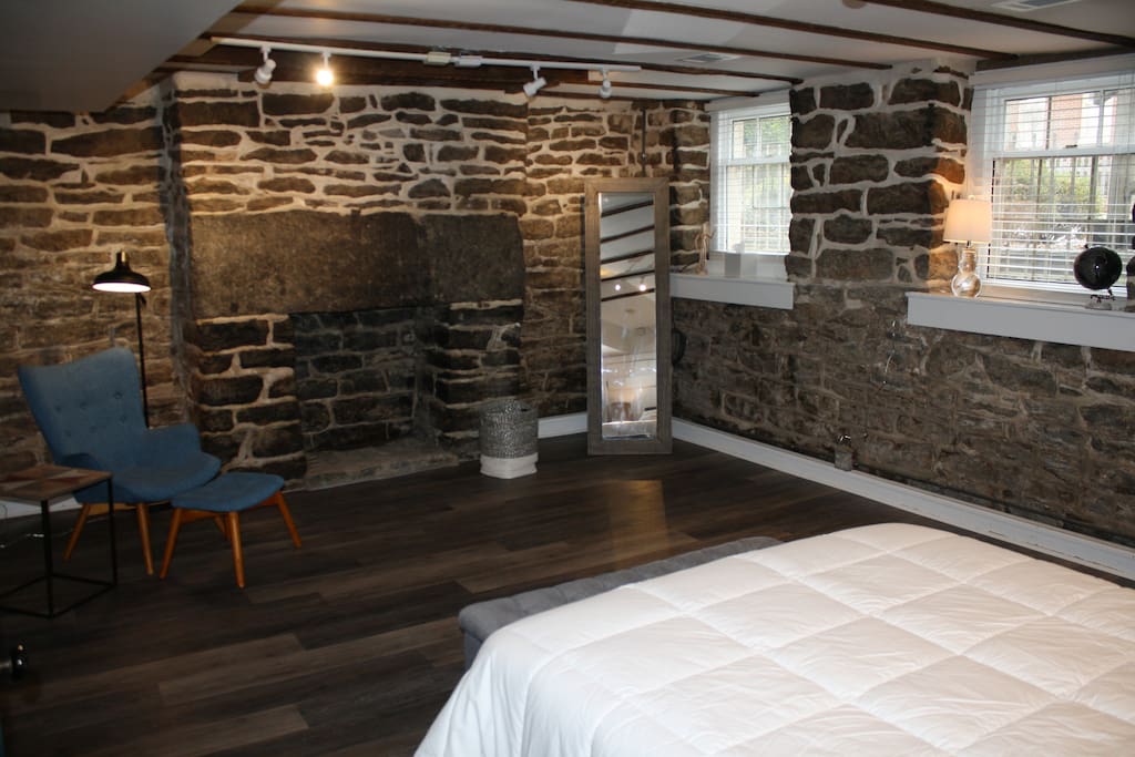 Bedroom with windows out to Short St.