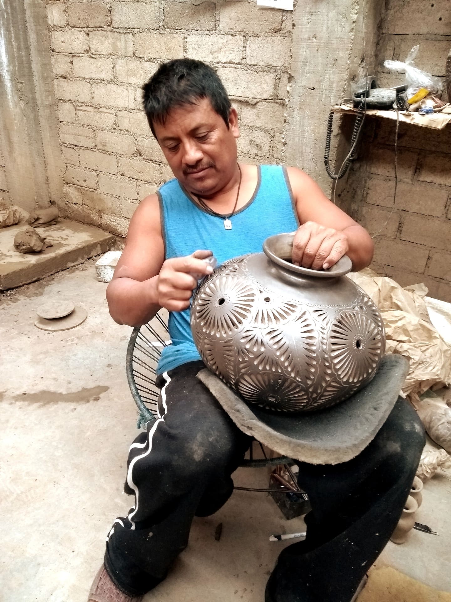 black pottery from oaxaca mexico