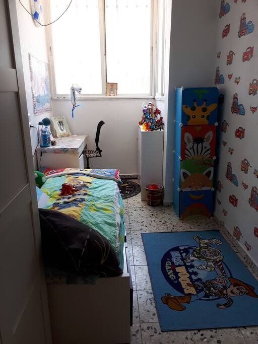 Kids room with bed