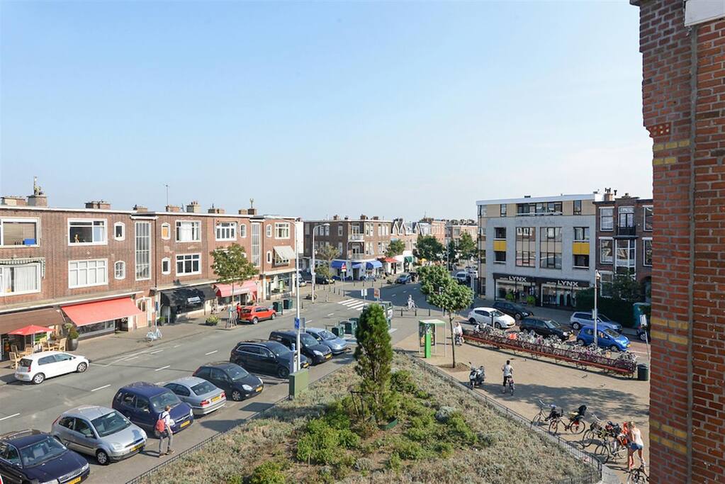 view from balcony