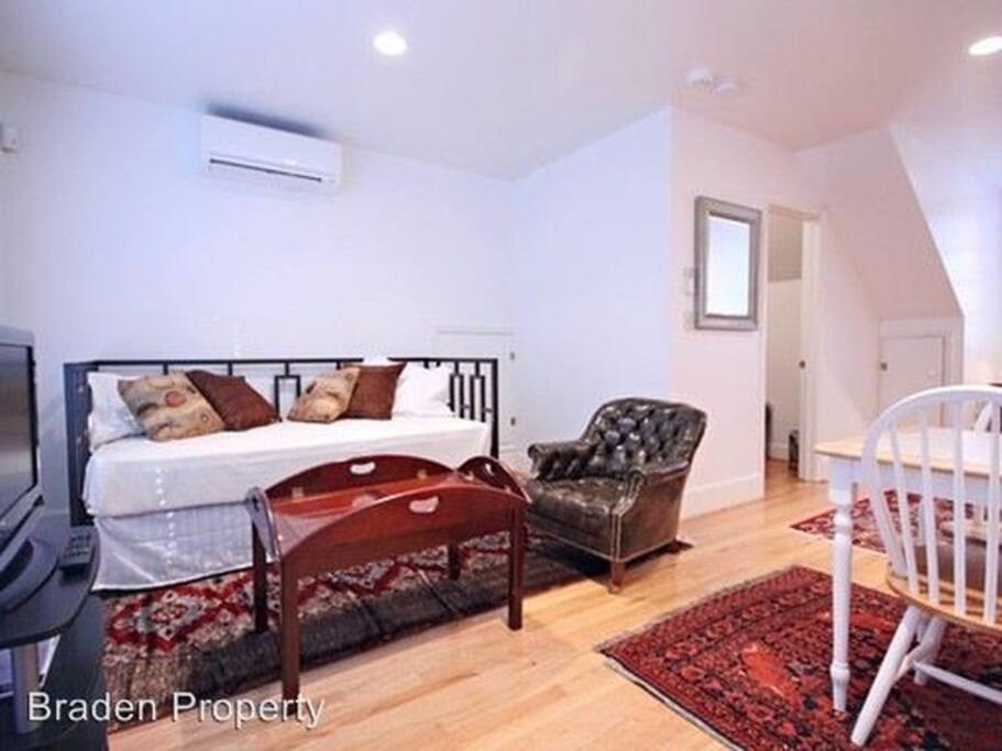 Bed is a trundle bed that is said to be quite comfy.