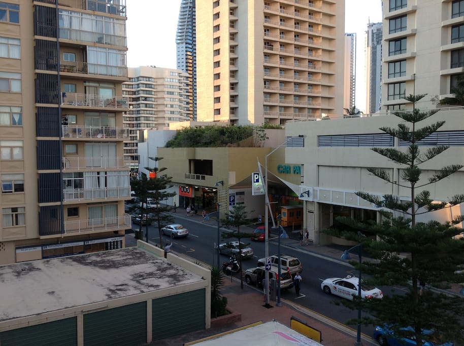 Shopping centre as see from Balcony of 407