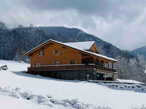 Grand Chalet Finnish on the heights of Ax