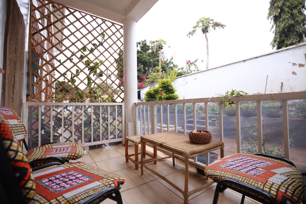 Backyard outdoor patio