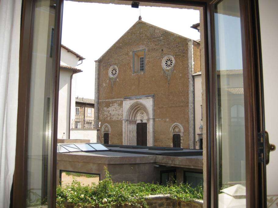 Splendida vista dalle stanze dell'Appartamento Cenerentola