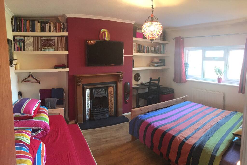 Room accommodates up to four