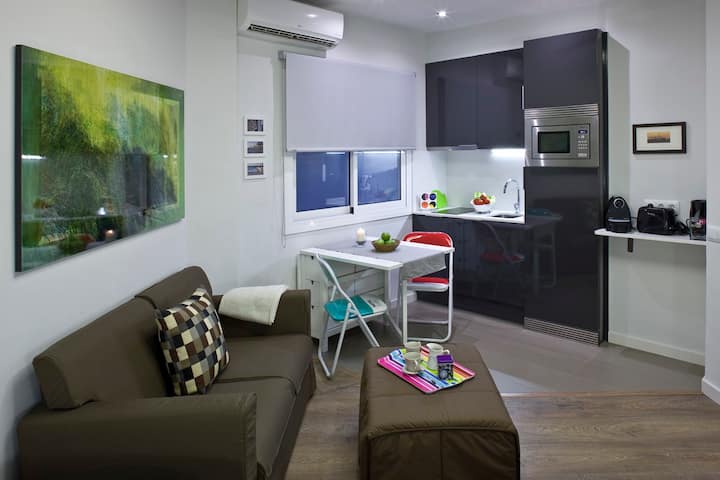 Studio Flat quiet and well located