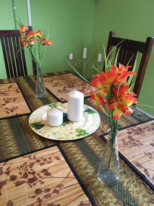 large dining room separate from the living room