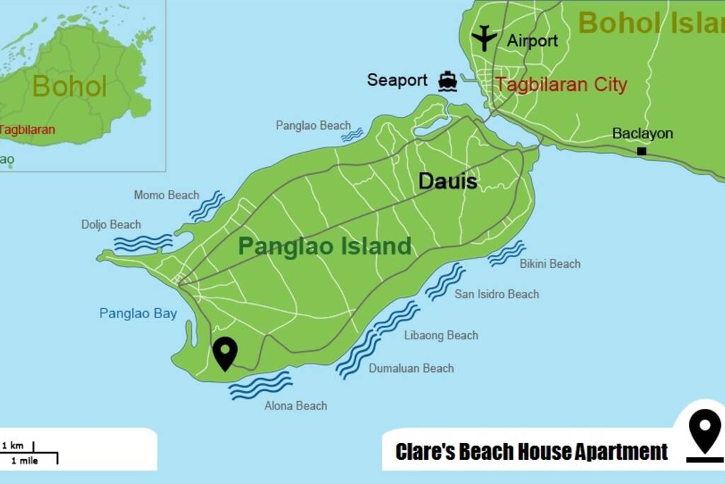 Beach House Apartment Map