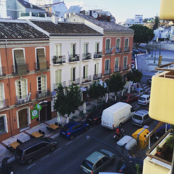 Vista desde la Habitación a la Calle Compás de la Victoria