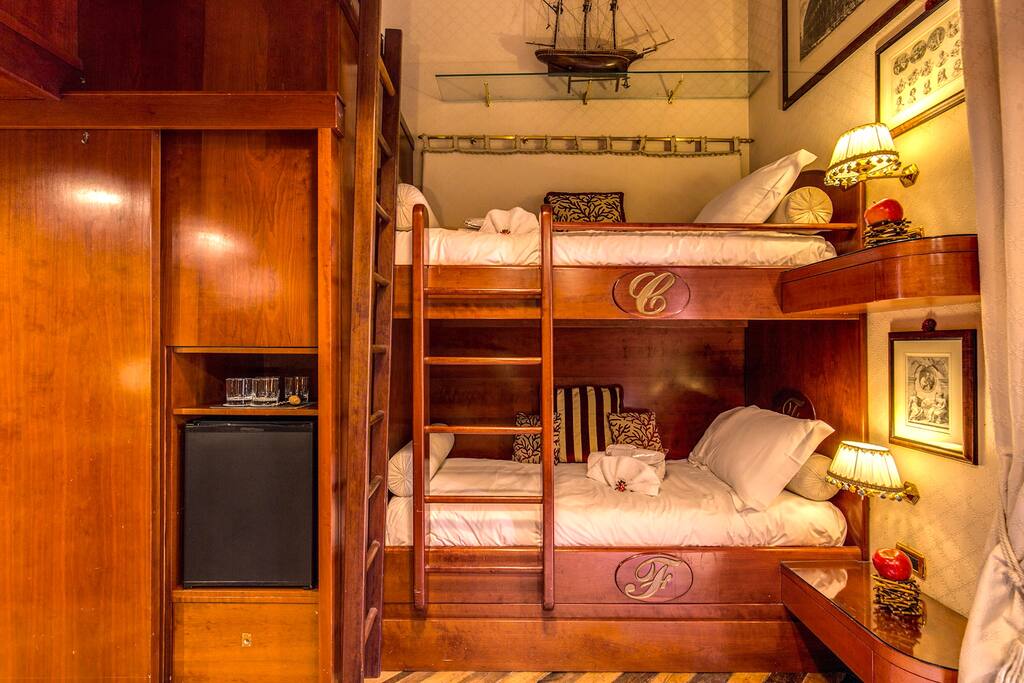 Bunk Bed & Mini Fridge