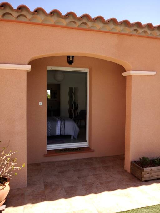entrée de la chambre