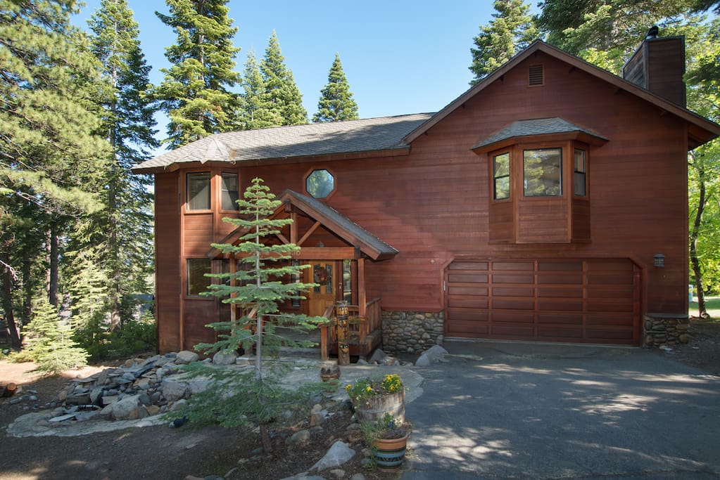 Front of the home in the summer months