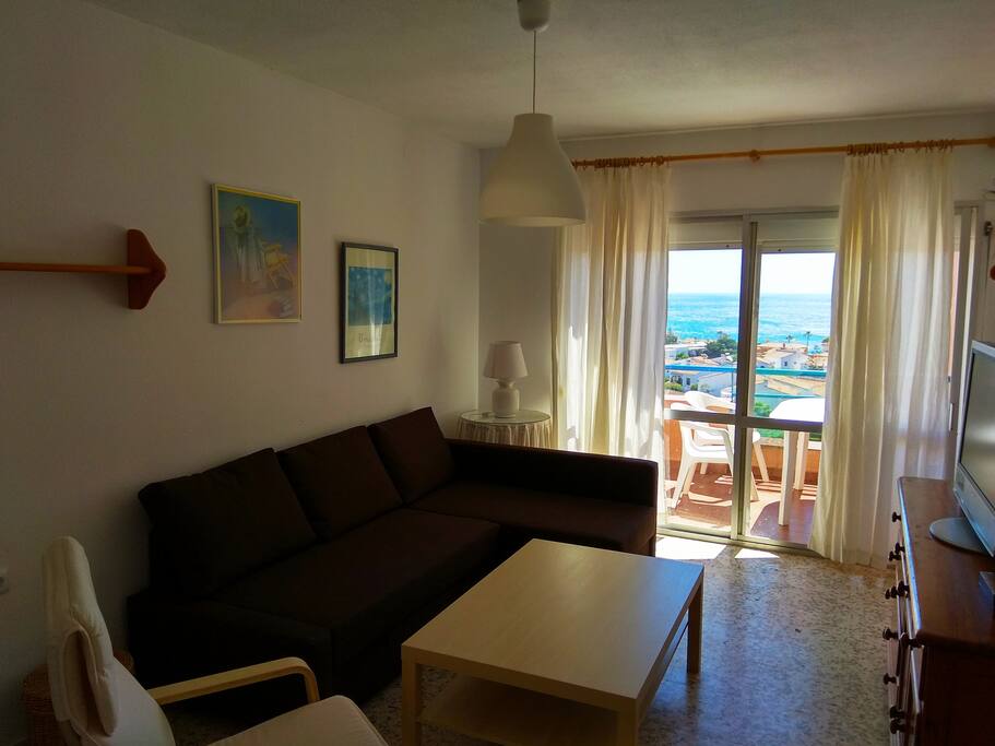 Salón y terraza