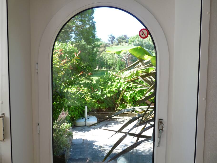 vue sur le jardin